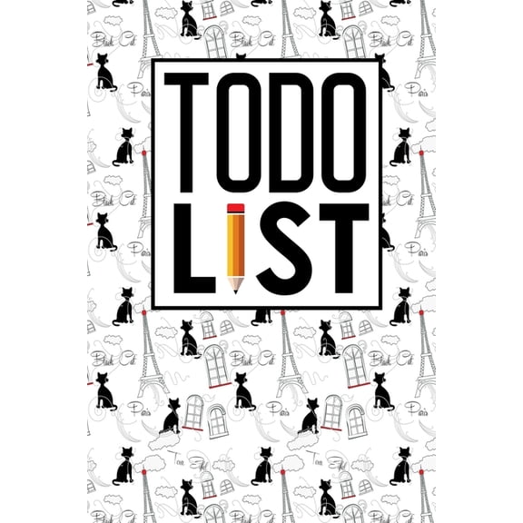 To Do List Notebook: To Do List : Chores To Do List, To Do List Agenda Book, Organize To Do List, To Do Notebook Daily, Agenda Notepad For Men, Women, Students & Kids, Cute Paris & Music Cover (Series #54) (Paperback)
