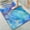 Blue and Gold Abstract Fluid Art, variant on 1pc Patriotic Bald Eagle Illustration Bathroom Rug Bathroom Decor and Accessories- Durable,Anti Slip,And Quick Drying,Suitable For Indoor/outdoor Use - Perfect For Bathrooms,Bedrooms,Kitchens