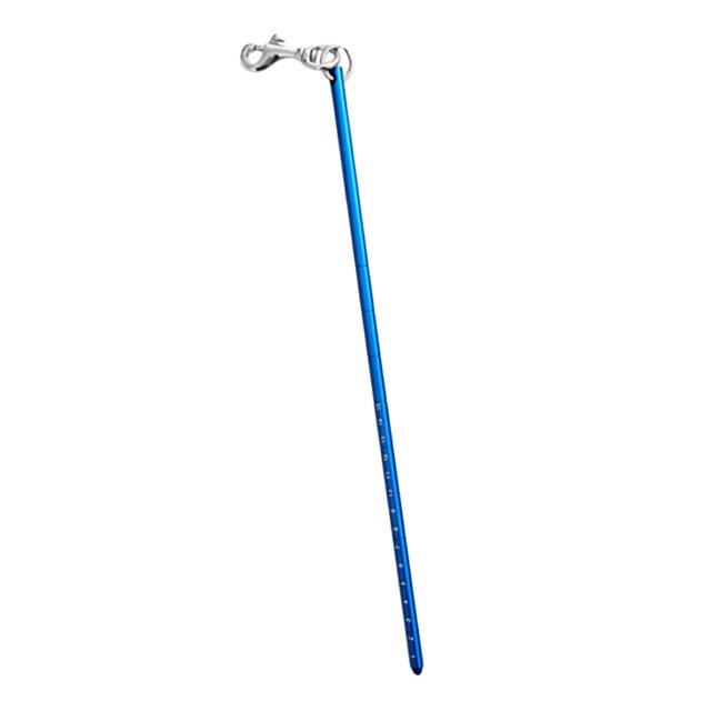 Scuba Diving 13.4 Pulgadas / 34 Cm Aleación De Aluminio De Tickle Pointer Stick W / Measurement \u0026 Acero Inoxidable 316 Broche De Cola puntero de buceo