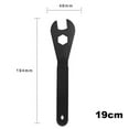 thumbnail image 2 of Durable Multi-Function Carbon Steel Bicycle Repair Tools Cycling Head Open Cone Spanner Wrench- 19mm, 2 of 5