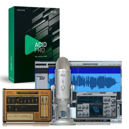 Yeti Studio Recording Pack With MAGIX Acid Pro 9 Download Card for (Best Recording Programs For Windows)