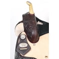 thumbnail image 5 of 17" Western Horse Saddle American Leather Treeless Trail Barrel Hilason, 5 of 7
