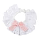thumbnail image 4 of Babero para gatos, bandana para gatos, artículos para mascotas, disfraz, lazo bonito, bufanda para gatitos, bufanda de cuello redondo Rosa L, 4 of 9