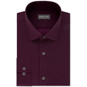 Michael Kors Men's Performance Solid Dress Shirt Fushsia Size XL