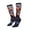 3 Black, variant on Women Crew Soft Moisture-wicking Socks Lazy Stone Bear Pattern Design Cotton Socks, One Size fit All