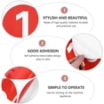 thumbnail image 3 of 2 Sheets Oversized PVC Serial Number Stickers Waterproof Number Round Paster, 3 of 3