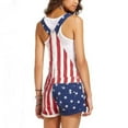thumbnail image 6 of Fesfesfes Women Jumpsuits Independence Day Flag Strap Pants Casual Jumpsuit, 6 of 6