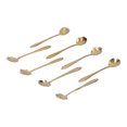thumbnail image 3 of Cuillère à Crème Glacée, 8pcs Fleur Design Inox Ustensiles de Cuisine Cuillère à Café Performance Éprouvée, 3 of 14