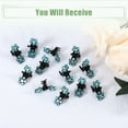 thumbnail image 7 of Unique Bargains 12 Pcs Mini Hair Claw Clip Small Rhinestone Hair Clips Metal Little Hair Clips for Women and Girl Blue, 7 of 7