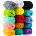 thumbnail image 1 of Lana acrílica MAQIHAN 15x20 g multicolor para manualidades, 1 of 6
