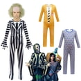 thumbnail image 2 of Disfraces de Halloween de B-Beetlejuice para niñas, disfraz de Astrid Deetz, disfraz de Beetle Bob para niños y niñas, fiesta de carnaval, juego de rol, 2 of 4