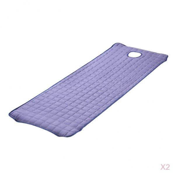 Sábana gruesa para mesa de masajes de spa, funda para cama de salón de belleza, colchón transpirable Púrpura ahumado