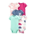 thumbnail image 4 of Summer New Baby Short Sleeve Bodysuits Layette 5PCS Sets Cartoon Printed Onesie Trendy Dailywear 6-9 month, 4 of 4