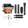 thumbnail image 3 of Floseru Backpack Gas Powered Leaf Blower, Commercial 665 CFM 63CC 3 HP 2 Stroke Powerful Lightweight Gasoline Grass Lawn Blower w/Harness Air-Cooled & Fuel Tank for Yard Lawn Care, Snow Removal, 3 of 8