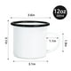 thumbnail image 2 of Taza esmaltada MAIKESUB de 12 oz con borde negro para acampar y viajar, 2 of 8