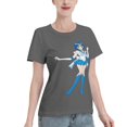 thumbnail image 2 of T-Shirt Basique à Manches Courtes pour Femmes Sailor Moon Mizuno Ami, 2 of 6