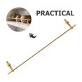 Storage Rack On Guard Rails FUTUREORYY 1Set Golden Cabinet Edge Strip Shelf Retaining Rail for ...