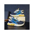 thumbnail image 4 of UKAP Espadrilles Garçon Bout Rond Espadrilles Basses Chaussures de Sport Gym Course Bleu Jaune 11.5c, 4 of 9