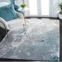 SAFAVIEH Aston Charmaine Abstract Area Rug, Gray/Blue, 6' x 9'