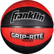 Franklin Sports Grip-Rite 1000 Junior 27.5" Basketball-Black/Red