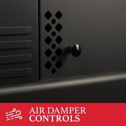 Ashley Hearth Pellet Stove Home Heater with WiFi & Bluetooth Control, AP5622-W, Black