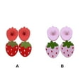 thumbnail image 3 of 50 Pieces Strawberry Buttons Crafts Accessories Sewing Fastener Embellishments Kids DIY Button for Scrapbooking Shoes Making Red, 3 of 8