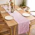 thumbnail image 3 of Table Runner 36 Inches Long for Kitchen Dining, Red Ombre Dresser Scarf Farmhouse, Dining Table Decorations for Wedding/Parties, Farmhouse Stripes Modern Abstract Art 13 x 36 In, 3 of 8