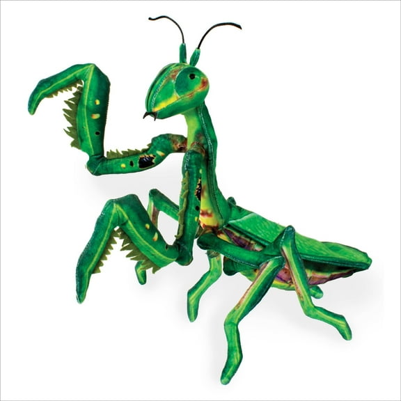 Real Planet 17" Green Praying Mantis Realistic Stuffed Animal, Bug Insect Creepy Plush Toy & STEM Learning Gift for Birthday Boys & Girls