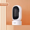 thumbnail image 2 of Wovilon Portable Space Heater, Electric Space Heater, 2 Modes, Safe And Quiet, Office Desk, Bedroom, Indoor Use, 90 Degree Automatic Head Shaking, 2 of 9