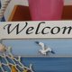 thumbnail image 3 of 2024, placa de puerta) Decoración marítima de bienvenida de madera, 3 of 3