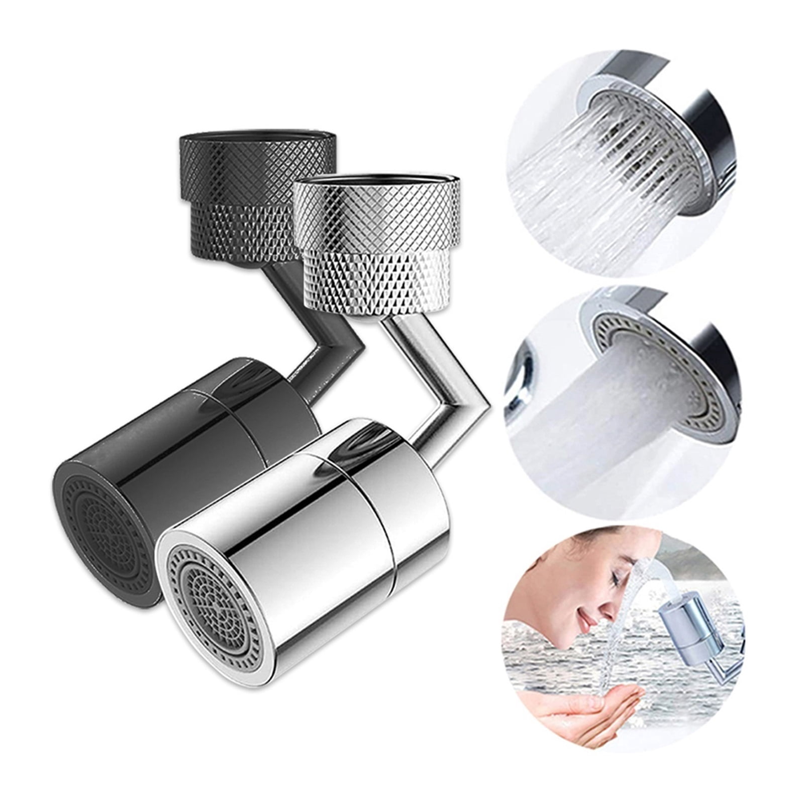 720 Degrees Kitchen Sink Faucet Aerator Universal Splash Filter Faucet Spray Head Movable Kitchen Tap Water Saving Nozzle Sprayer ,Water Saving
