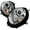 Chrome, variant on Chrome Housing Projector Headlights for 07 to 12 Mini Cooper, 10 x 21 x 27 in.