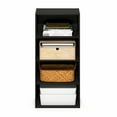 thumbnail image 4 of Furinno Basic 4-Tier Open Shelf Bookcase, Bookshelf, Storage Organizer, 11 x 17 x 35, Espresso, 4 of 6