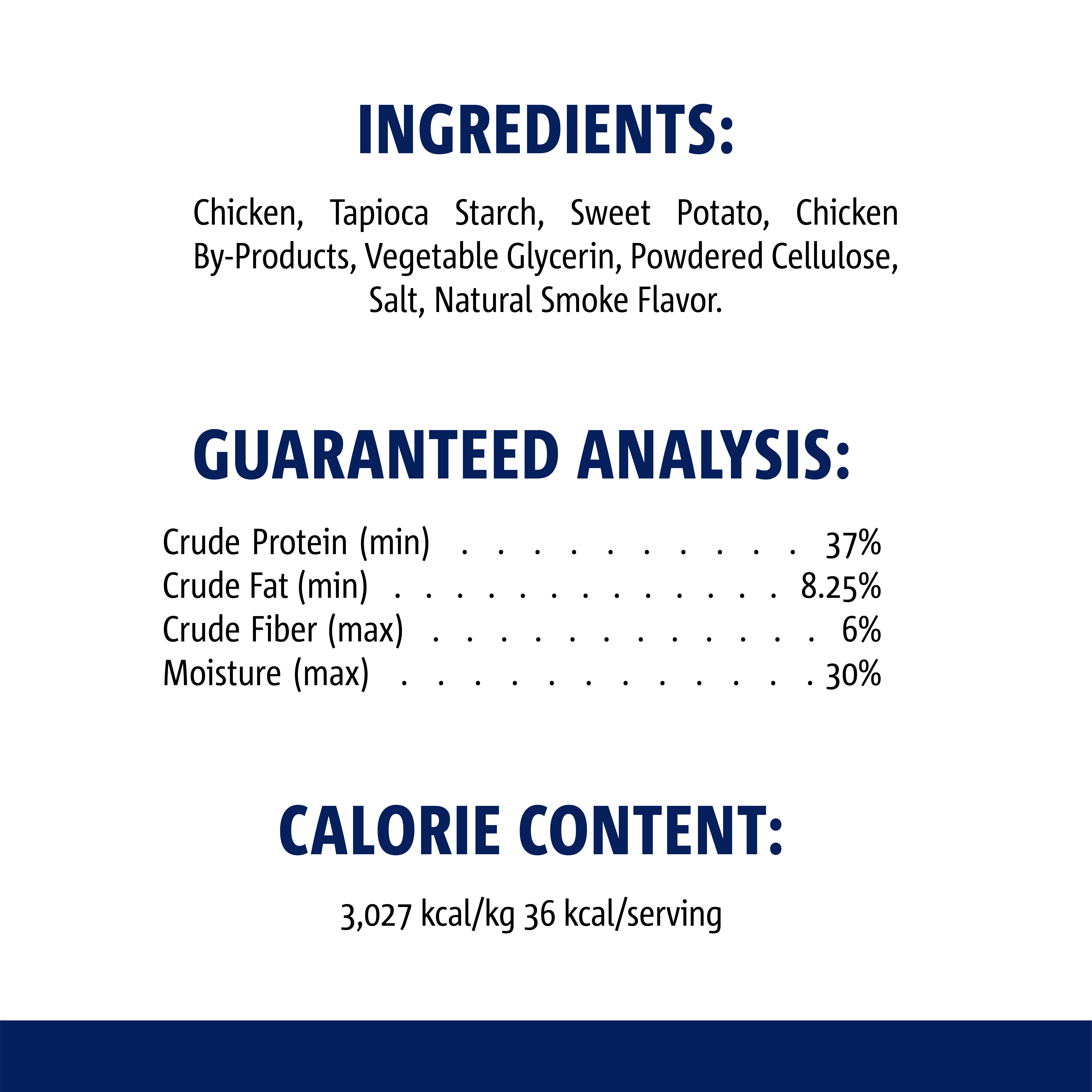 (2 pack) Vitakraft Treaties Smoked Chicken Recipe with Sweet Potatoes, 4 Pack