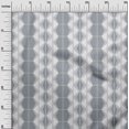 thumbnail image 2 of oneOone Georgette Viscose Tissu Triangle & Hexagone Géométrique Impression Tissu de Couture BTY 42 Pouces de Large, 2 of 4