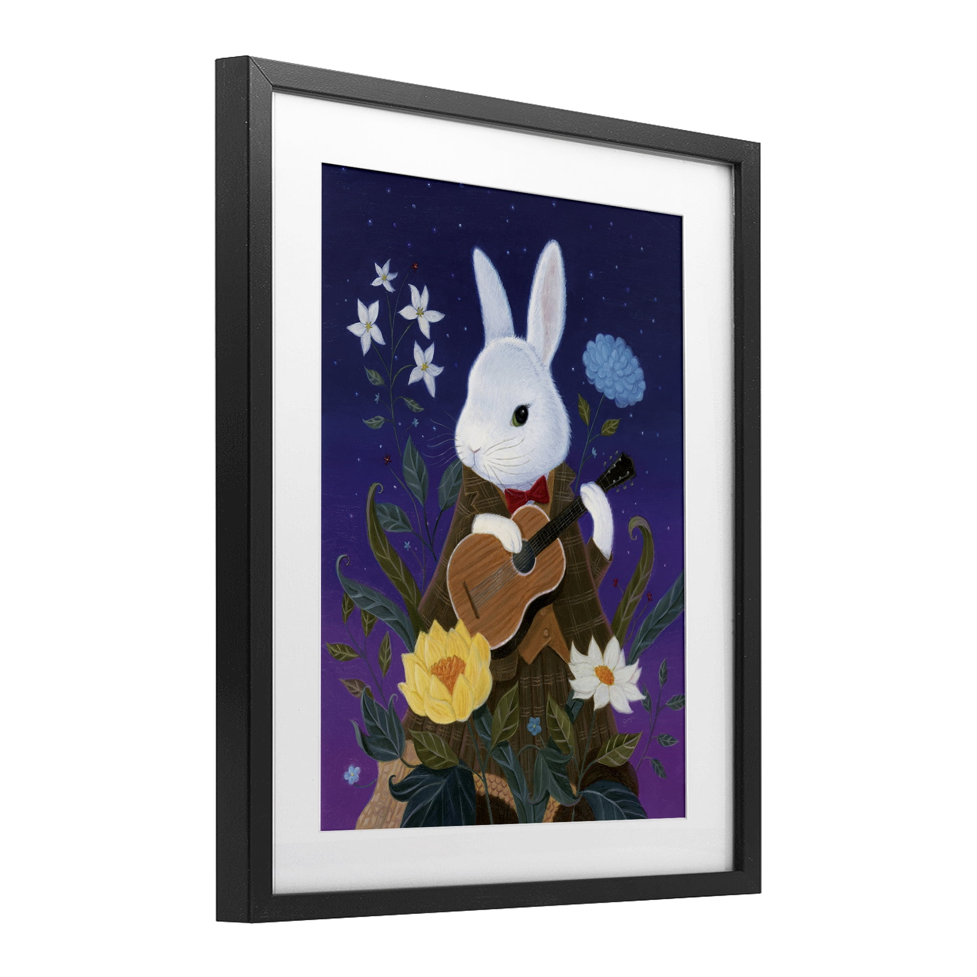 Stupell Industries Maria Von Carrot Black Framed Print Under Glass, design by Gina Matarazzo