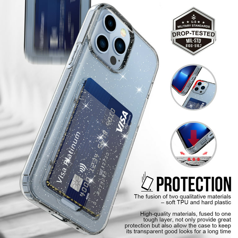 For iPhone 14 Pro Max/14 Pro Bling Lightweight Ultra Slim Soft TPU