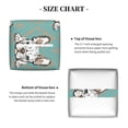 thumbnail image 6 of Tissue Box Cover, Vintage Pop Art French Bulldog Leather Tissue Box Holder - Tissue Case Facial Paper Organizer for Bathroom, Vanity Countertop, Tabletop, Car, Night Stands, 6 of 7