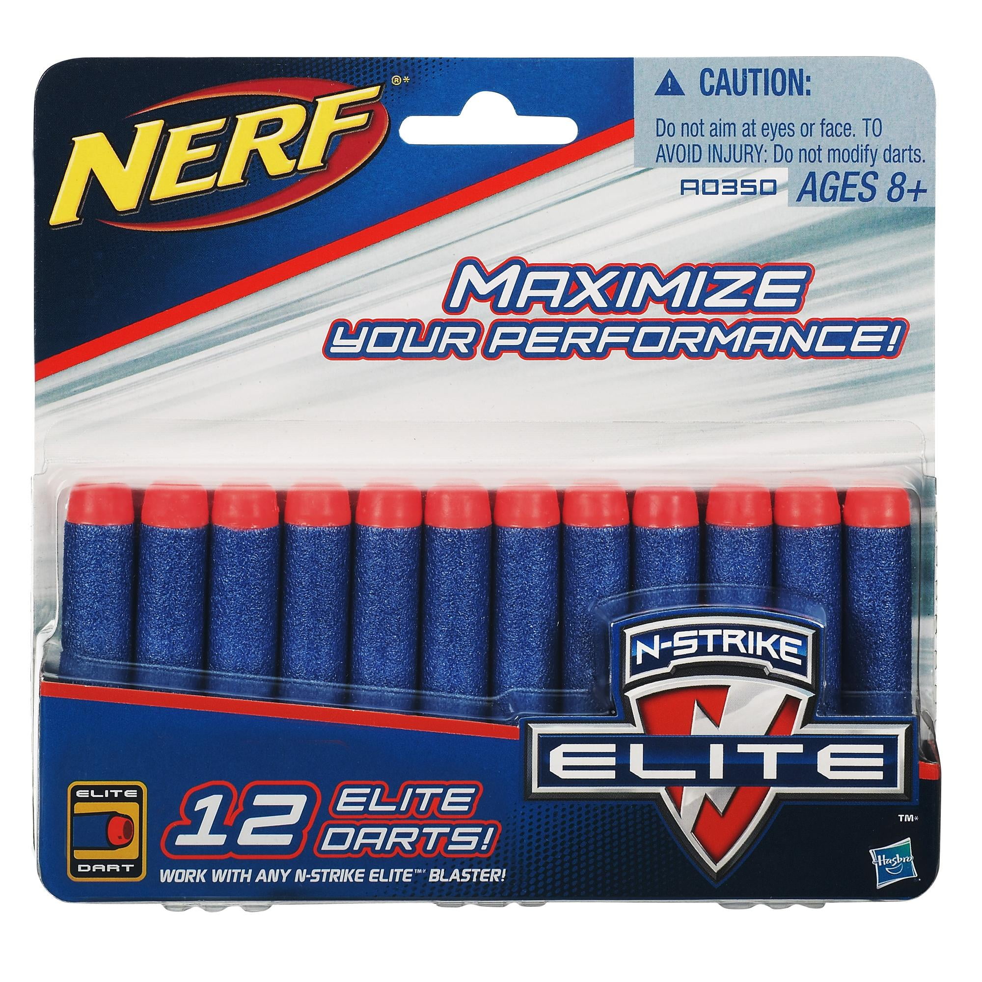 Flèches Nerf N-Strike bleu Balles Recharge Blasters Clip Soft Round mousse Elite 