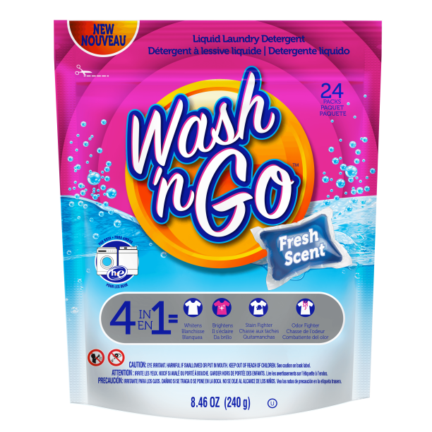Wash 'n Go Fresh Scent Liquid Detergent 24ct