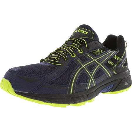 Asics Men's Gel-Venture 6 Indigo Blue / Black Energy Green Ankle-High Running Shoe -