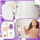 thumbnail image 3 of Colgador de madera de Hada de los Dientes para puerta con bolsa de terciopelo y botella de cristal | Set de recuerdo de dientes de leche para niños | Regalo decorativo para habitaciones y aulas, 3 of 5