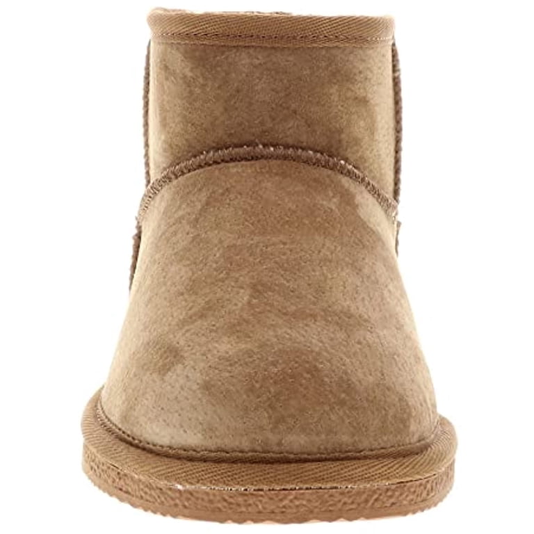 LAMO Classic 4" Boot - Suede Upper, Faux Fur Lined, Comfort-Flex Outsole, Winter Boots