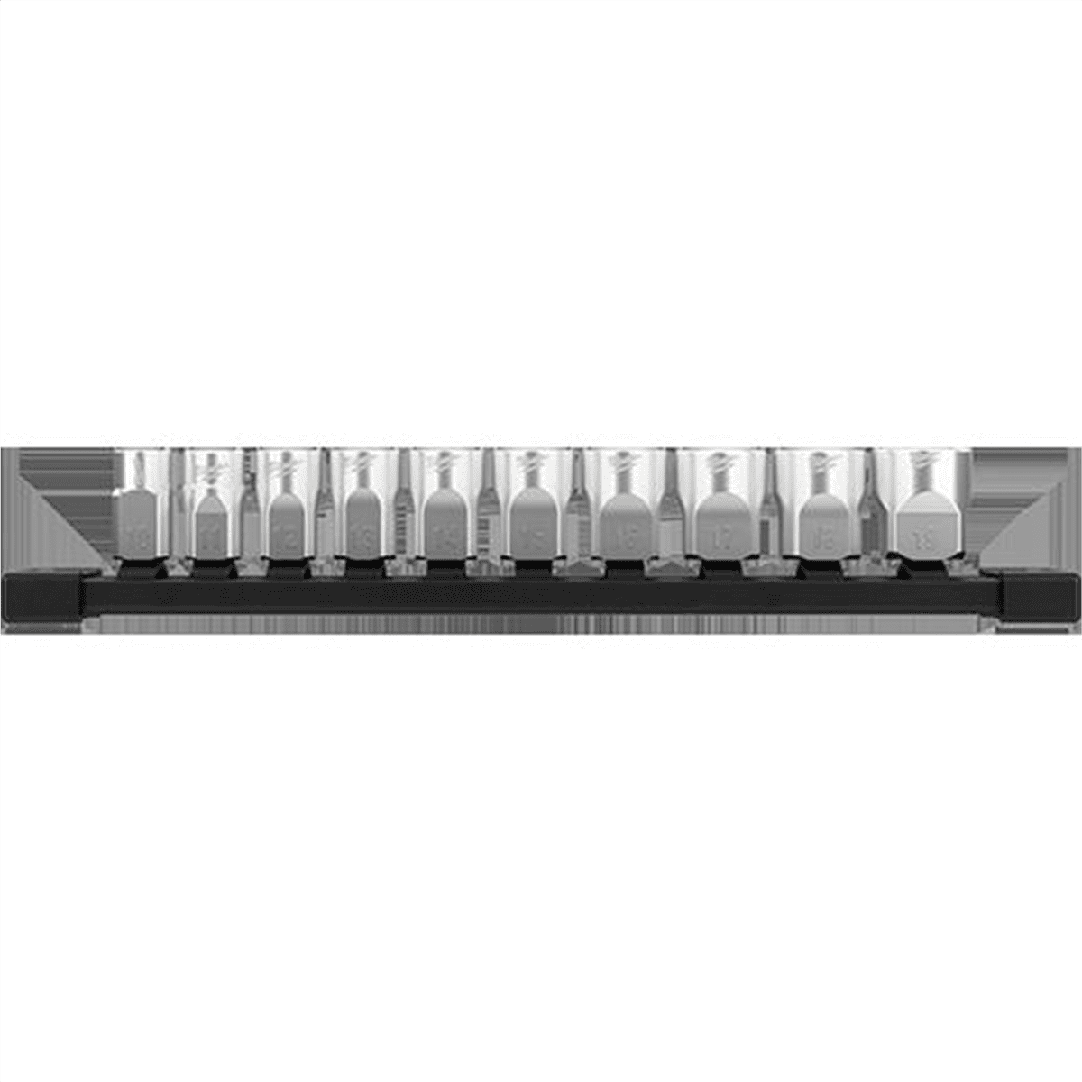 Milwaukee Tool 10pc 3/8" Metric Sockets with FOUR FLAT Sides
