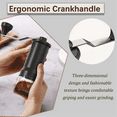 thumbnail image 4 of Manual Coffee Grinder, Ceramic Burr Coffee Grinder Manual Adjustable for Fine/Coarse Grind, for Home, Travel, Camping, 4 of 7