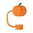 thumbnail image 2 of Halloween Straw Cover Cap For Cup Silicone Straw Topper For 30&40 Oz Tumbler With Handle 10mm 0.4in Proof Reusable Straw Tips Lids For Halloween Gifts. Umbrellas for Drinks for Kids Umbrella for, 2 of 4