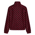thumbnail image 6 of Jackets for Women Winter Coat Jackets Flannel Stand Collar Jacket(Red On Black Polka Dots,Size:S-4XL), 6 of 7
