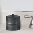 thumbnail image 5 of nu steel Bogart Canister Jar with Lid for Cosmetics and Makeup Storage, Bathroom, Countertop, Desk, and Vanity, Oil Rubbed Bronze, 5 of 6