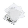 thumbnail image 2 of Báscula digital de cocina, báscula de precisión, báscula de alimentos para joyería de mini gramos, 500g/0,01g. Báscula de bolsillo de alta precisión con pantalla LCD y bandeja, acero inoxidable,, 2 of 5