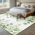 thumbnail image 4 of Sage Green Eucalyptus Leaves Large Area Rugs 5x8 ft Spring Summer Botanical Washable Rug Non Slip Indoor Carpet Absorbent Floor Mat for Living Room Bedroom Dining Room, 4 of 9